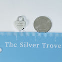 Tiffany LOVE MATCH Heart Charm Padlock Lock or Pendant in Sterling Silver - 6