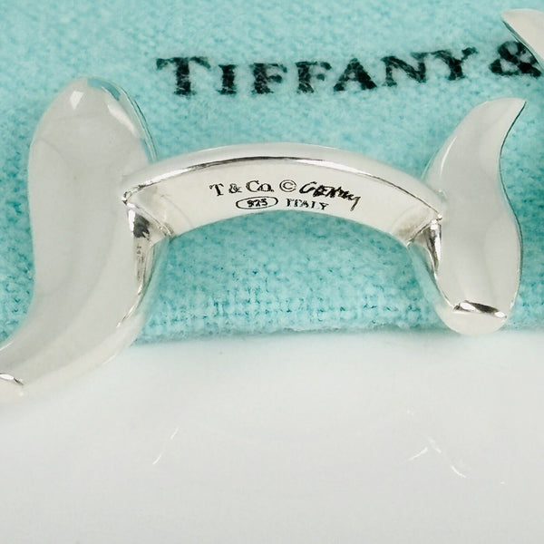 RARE Tiffany & Co Fish Cufflinks by Frank Gehry in Sterling Silver - 4