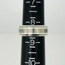 Size 8.5 RARE Tiffany Atlas Ring in Silver and Titanium Mens Unisex-9