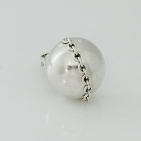 Tiffany HardWear Bolt Earring Bead Ball Stud Chain 10mm Single Replacement Lost - 0