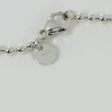 16" Tiffany & Co Bead Necklace Dog Chain with Lobster Clasp 2.3mm Beads Silver - 7