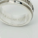 Size 8.5 RARE Tiffany Atlas Ring in Silver and Titanium Mens Unisex-7