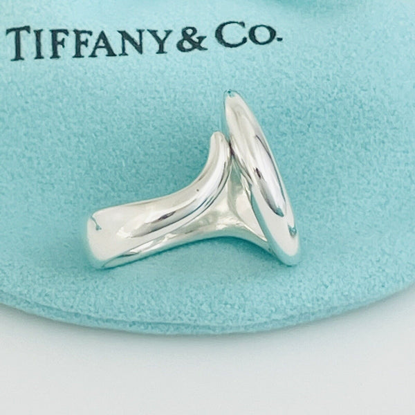 Size 5 Tiffany & Co Sevillana O Ring by Elsa Peretti in Sterling Silver - 2