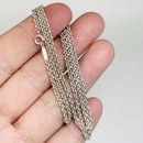 16" Tiffany & Co 3mm Large Link Rolo Chain Necklace-3