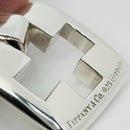 22" Tiffany & Co Mens Roman Cross Necklace in Silver Large Link Plus Size-3