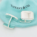 Tiffany Metropolis Cuff Links in Sterling Silver Engravable-6