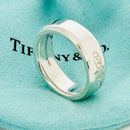 Size 6.5 Tiffany Makers Slice Ring Medium 6.7mm Band in Sterling Silver-3