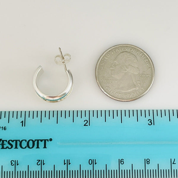 Tiffany & Co SINGLE Silver Atlas Hoop Earring Replacement Lost Parts - 6