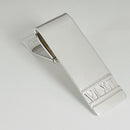 RARE Tiffany & Co Atlas Hinged Money Clip Roman Numerals in Sterling Silver-2