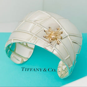 Tiffany & Co Spider Insect Web Cuff in 18k Gold and Silver