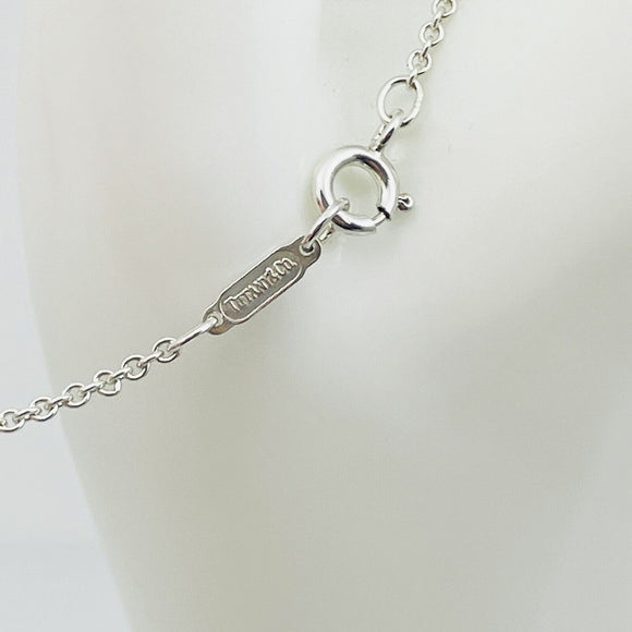 18" Tiffany & Co Chain Necklace Mens Unisex 1.5mm Large Link Sterling Silver