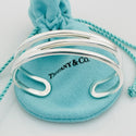 SMALL 6" Tiffany & Co Sterling Silver ZigZag Open Cuff Bracelet - 2
