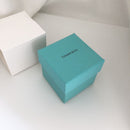 Tiffany & Co Blue Leather Empty Ring Box and Blue Gift Box-8