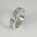 Size 11.5 Tiffany & Co Vintage Atlas Groove Ring Mens Unisex in Sterling Silver - 4