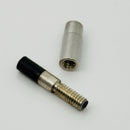 Tiffany & Co 1837 Padlock Black Rubber Key Ring Replacement Parts Screw Clasp-1