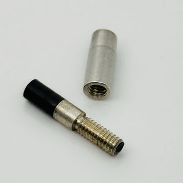 Tiffany & Co 1837 Padlock Black Rubber Key Ring Replacement Parts Screw Clasp