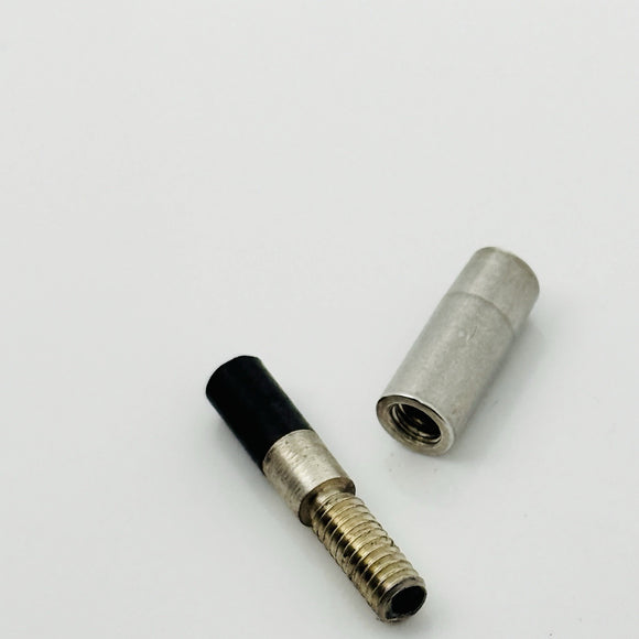 Tiffany & Co 1837 Padlock Black Rubber Key Ring Replacement Parts Screw Clasp