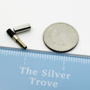 Tiffany & Co 1837 Padlock Black Rubber Key Ring Replacement Parts Screw Clasp-4