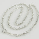 18" Tiffany & Co 3mm Large Link Chain Necklace in Sterling Silver-1