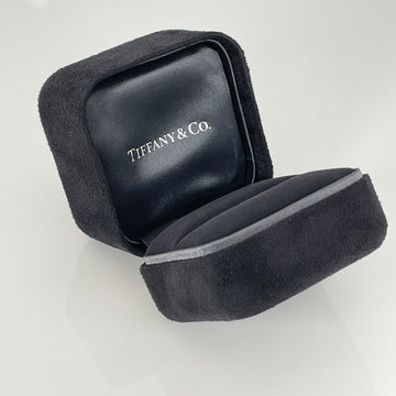 Tiffany Empty Jewelry Ring Box Blue Black Suede Presentation Storage