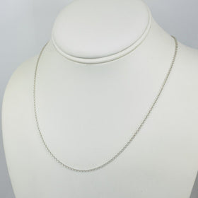 16" Tiffany Frank Gehry 1.5mm Chain Necklace in Sterling Silver - 0
