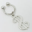 RARE Tiffany & Co Dollar Sign Key Ring Chain in Sterling Silver Currency Code-6