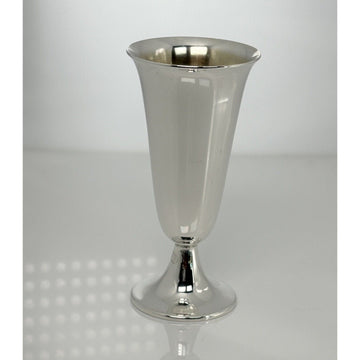 Tiffany & Co Sterling Silver Makers Shot Glass Cups Liqueur Cordial Bar Glass - 0