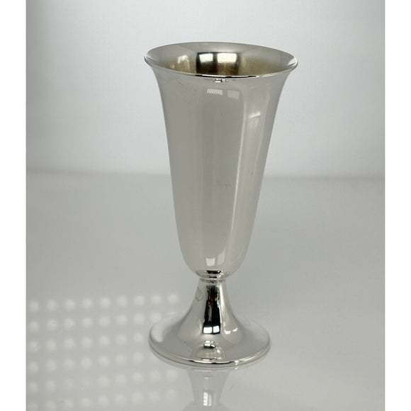 Tiffany & Co Sterling Silver Makers Shot Glass Cups Liqueur Cordial Bar Glass