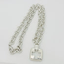 22" Tiffany & Co Mens Roman Cross Necklace in Silver Large Link Plus Size-1