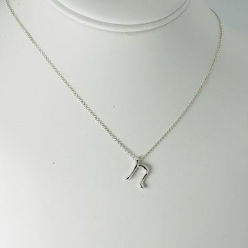 16" Tiffany Letter N Alphabet Initial Pendant Chain Necklace by Elsa Peretti - 0