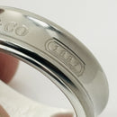 Size 11 Tiffany & Co 1837 Grey Titanium and Silver Ring Band Mens Unisex-8