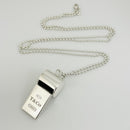 Tiffany Sterling Silver 1837 Whistle Pendant for Coach Teacher Sports Bead Chain-6