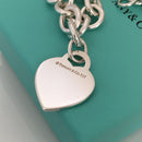 18" Please Return to Tiffany & Co New York 925 Heart Tag Necklace AUTHENTIC-7