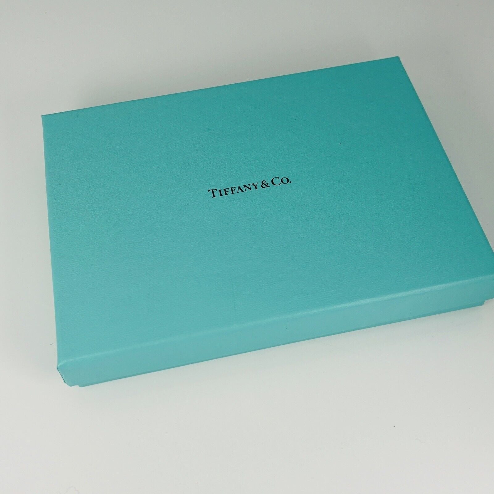 Tiffany Co Open Hearts Bifold Wallet in Black Leather by Elsa