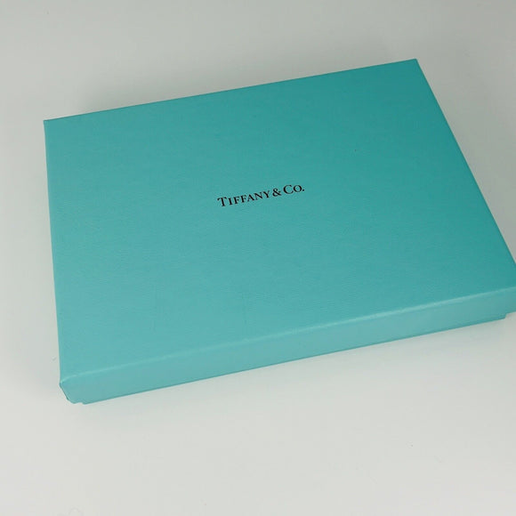 Tiffany & Co Open Hearts Bifold Wallet in Black Leather by Elsa Peretti