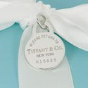 Return to Tiffany Round Tag Pendant or Charm in Sterling Silver - 1