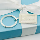 Tiffany & Co Welcome Home Key Ring Chain Realtor Gift New House in Silver-3