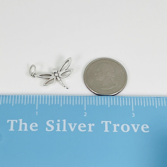 Tiffany Dragonfly Insect Charm or Pendant in Sterling Silver
