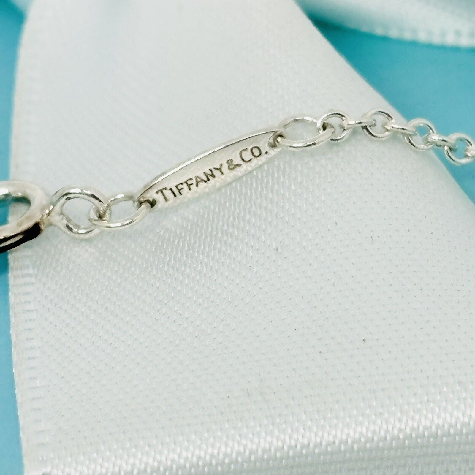 18" Tiffany & Co Chain Necklace by Elsa Peretti 1.5mm links in Sterling Silver