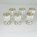 Tiffany & Co Shot Glass Liqueur Cordial Cup Bar Glass Set Makers Sterling Silver - 5