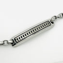 8.75" Mens Tiffany Caliper Chain Link Bracelet in Steel Titanium Paloma Picasso-4