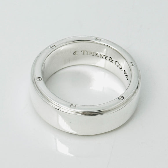 Size 11.5 Tiffany & Co Metropolis Ring Mens Band Unisex in Sterling Silver