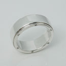 Size 11.5 Tiffany & Co Metropolis Ring Mens Band Unisex in Sterling Silver-4
