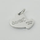 Tiffany & Co Sweet Heart Double Hearts Pendant Charm Sweetheart in Silver-1