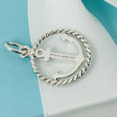 Tiffany & Co Anchor Charm or Pendant in Sterling Silver Twist Boat Sailing-3