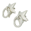 Tiffany & Co Vintage Star Door-knocker Star Earrings Statement Piece - 1