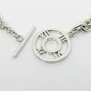 18" Tiffany Atlas Pendant Necklace Circle Bar Toggle Clasp in Sterling Silver-4