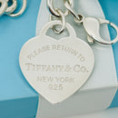 8.75" Please Return to Tiffany Large Heart Tag Charm Bracelet Plus Size-4