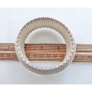 Tiffany Wide Somerset Bracelet Mesh Weave Flexible Bangle in Sterling Silver-3