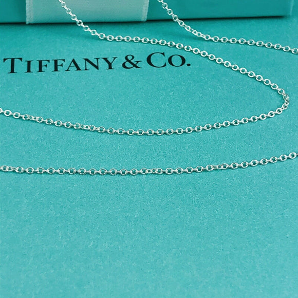 Tiffany & Co 16” Chain Necklace in Sterling Silver Perfect Condition FREE ship